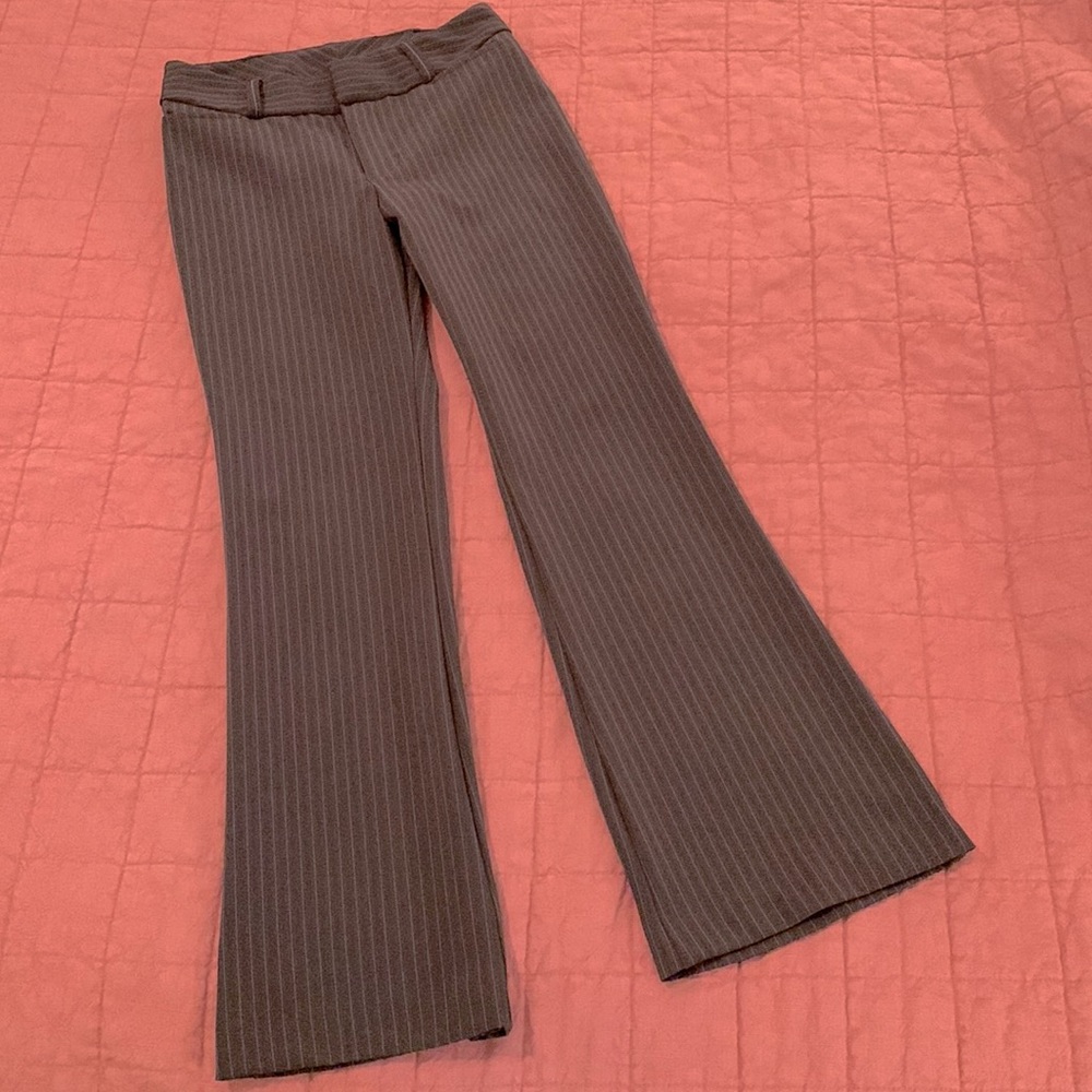 Y2K 5-7-9 Pinstripe Flared Leg Pants